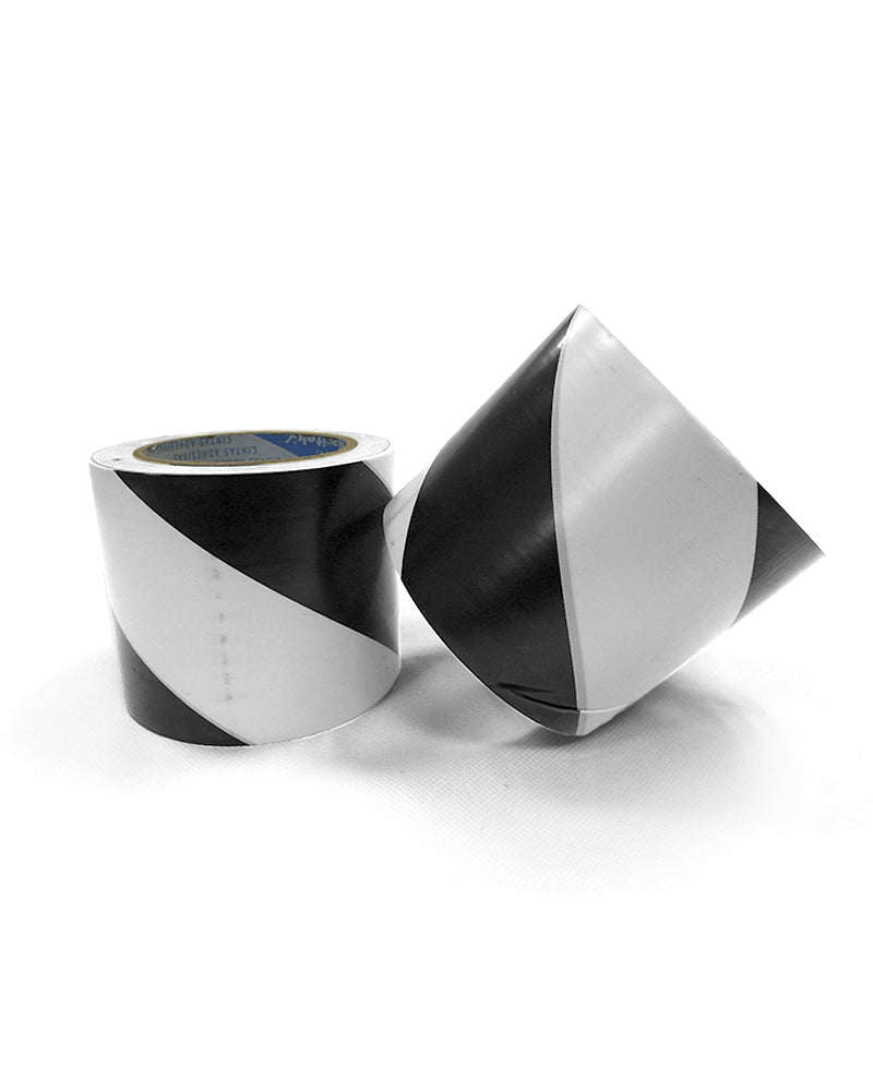 Cinta De Marcaje Blanco con Negro 96×33 *Precio por caja de 18 pzs