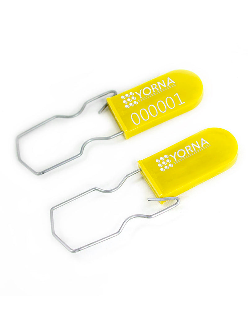 Sello PADLOCK Amarillo *Precio por 100 pzs