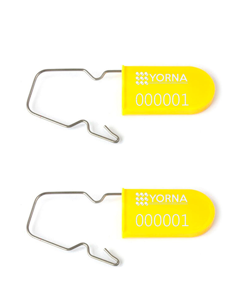 Sello PADLOCK Amarillo *Precio por 100 pzs