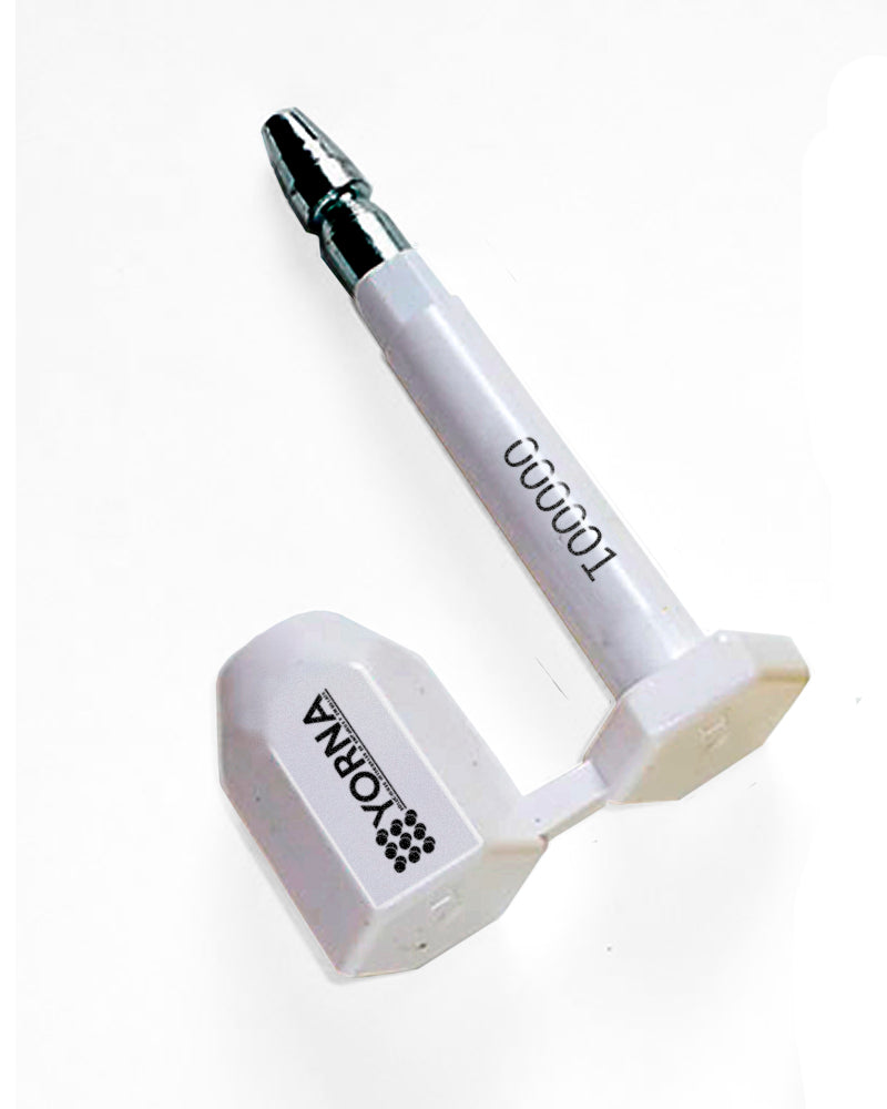 Sello BOLT Hexagonal Blanco *Precio por 100pzs