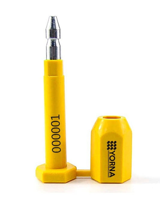 Sello BOLT Hexagonal Amarillo *Precio por 100 pzs